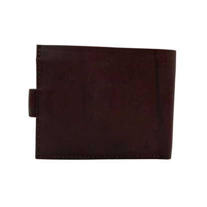 Mens Genuine Leather Mens wallet Leather Lined Bi fold Wallet For Men # 797AL