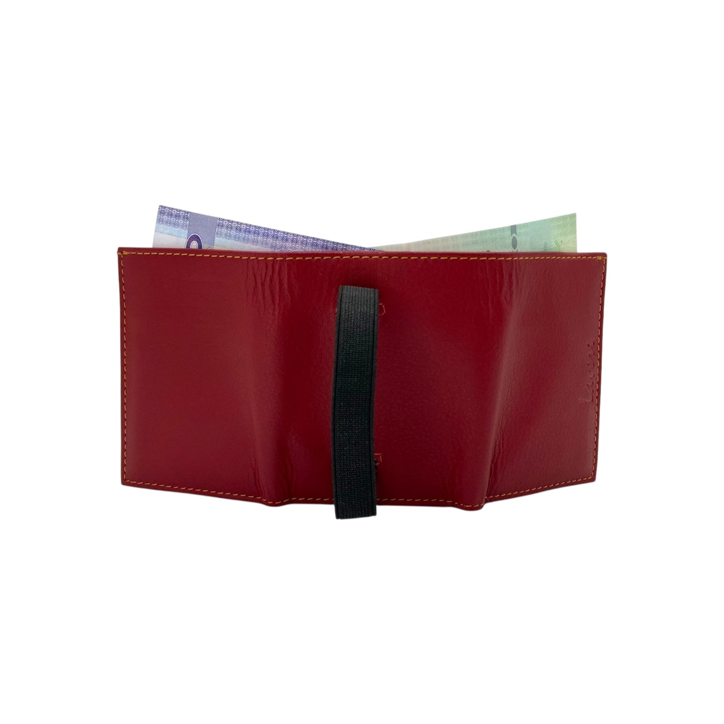 RFID Compact Trifold Cards & Cash Wallet #  1891 Elastic