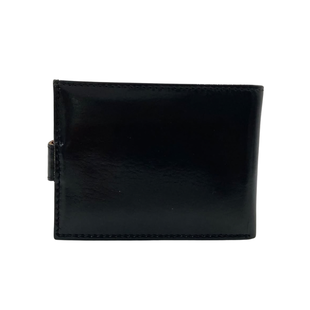 Classic Men's Waterproof Bifold Leather Wallet with Flip ID Window #1728L