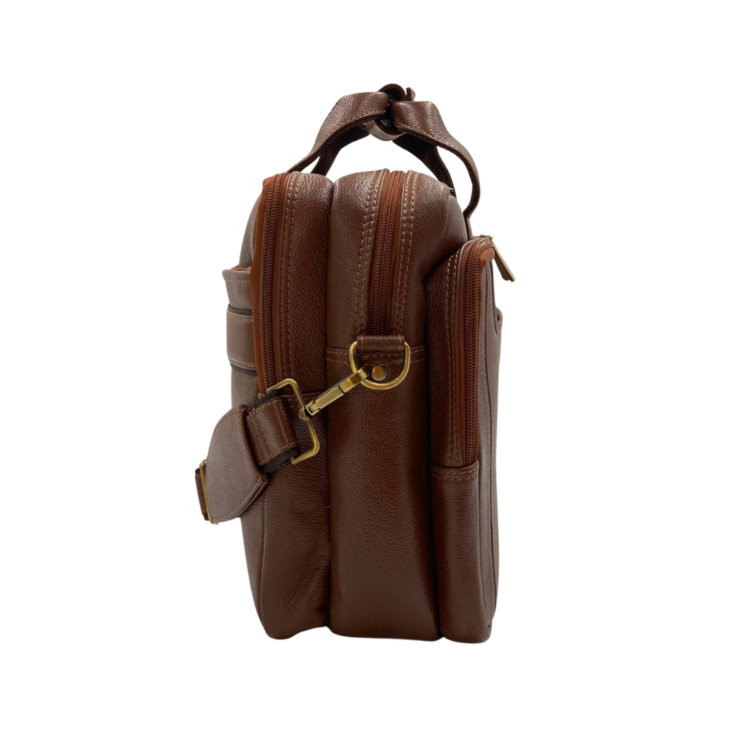 Expandable Leather Laptop Organiser Premium  # 2818