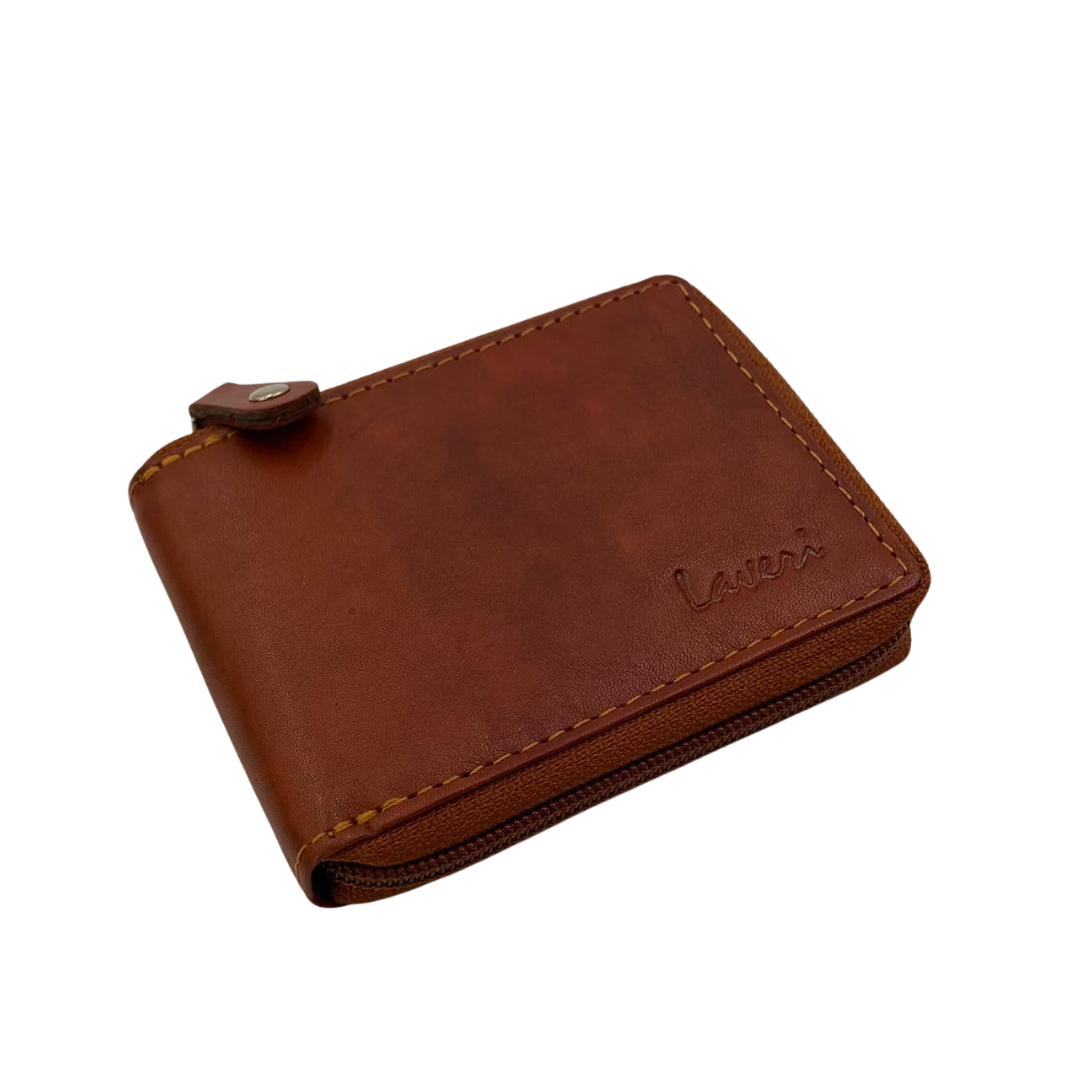 Fullzip leather mens Wallet #892Z
