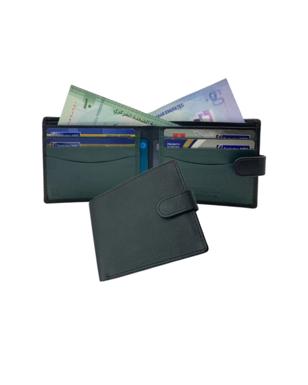 Slim & Compact Leather Bi-Fold Wallet # 4627L
