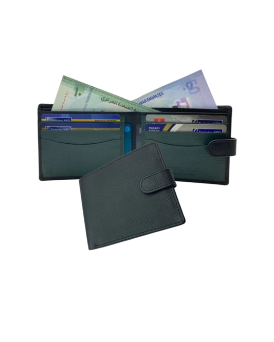 Slim & Compact Leather Bi-Fold Wallet # 4627L