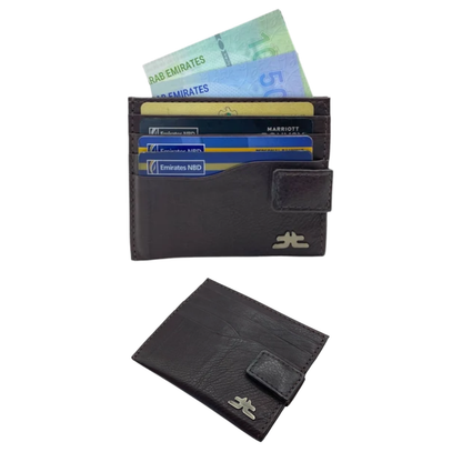 Slim Card Case & Cash Wallet Compact Size # 4257BL