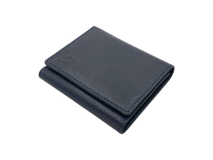 VacaPelle 8-10 Cards Trifold Genuine Leather Wallet # 4699