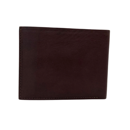 Mens Genuine Leather Mens wallet Leather Lined Bi fold Wallet For Men # 797A