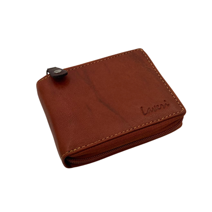 Fullzip leather mens Wallet #1426Z