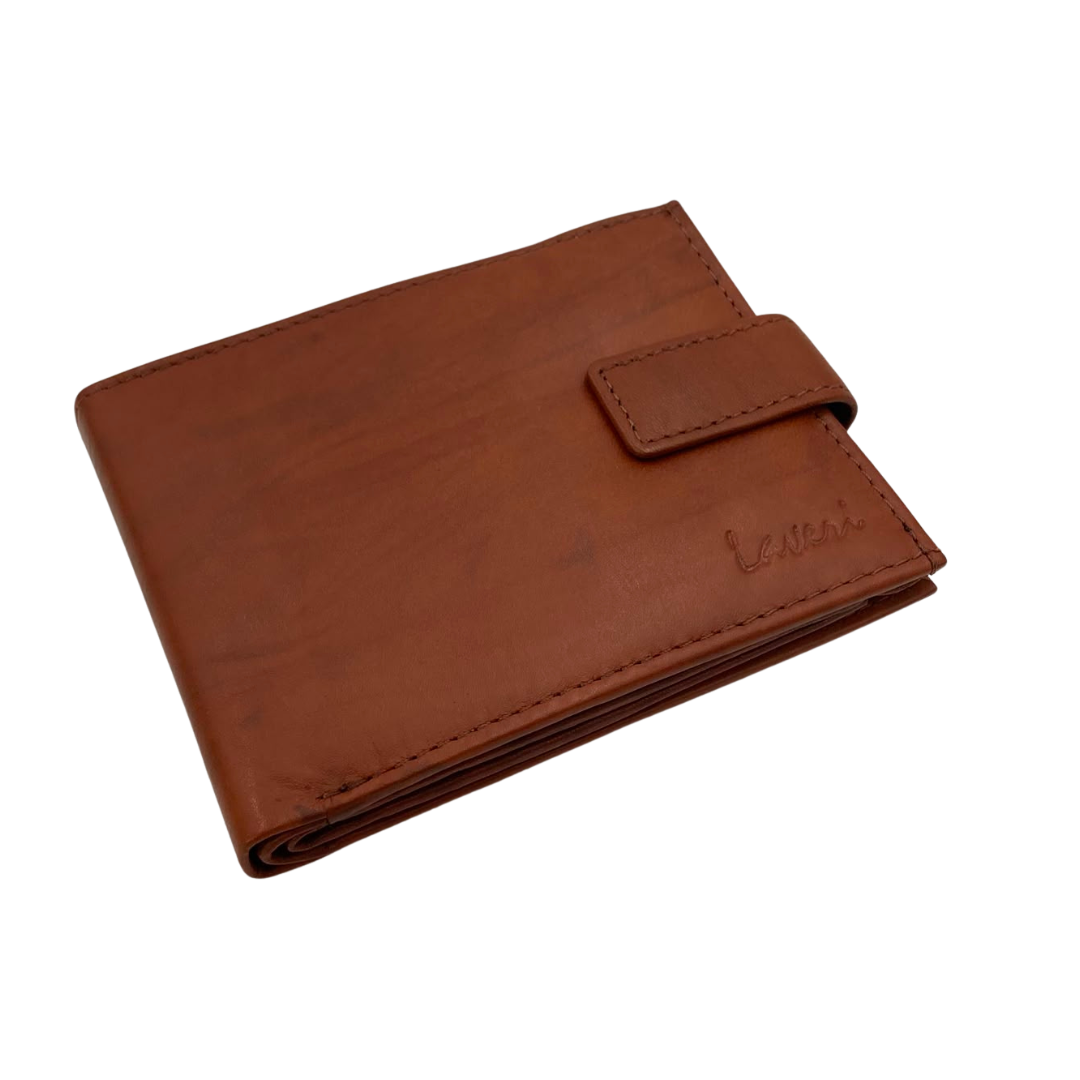 Antq, Smooth Leather Wallet With Inside Leather Lining # 1888L