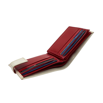 Classic Men's Waterproof Bifold Leather Wallet with Flip ID Window #892L