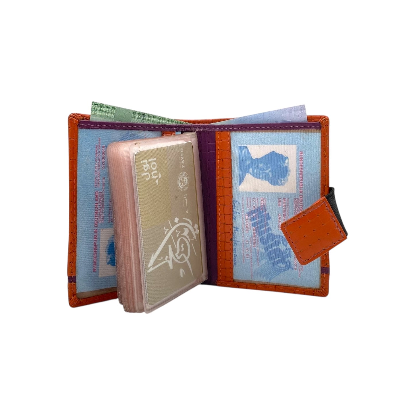 Compact Multiple Cards  & Cash Wallet # 1865NM [EL.LOOP]