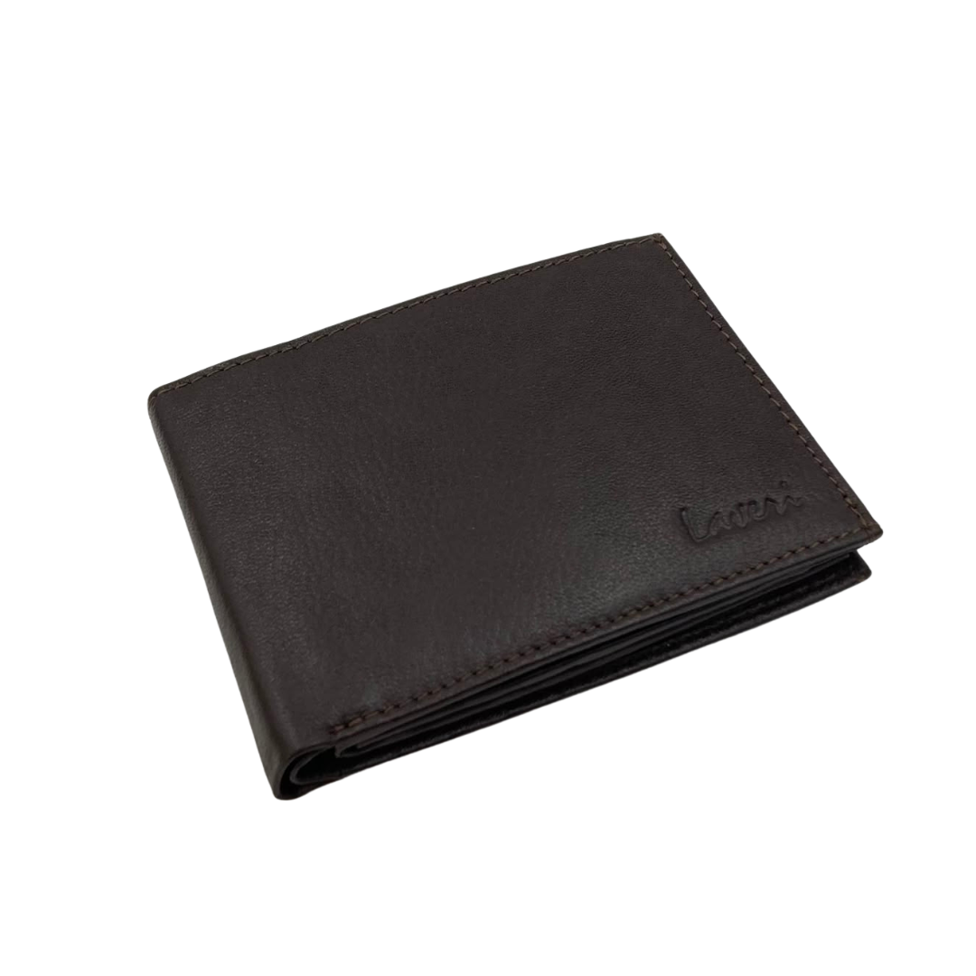 Antq, Smooth Leather Wallet With Inside Leather Lining # 1888