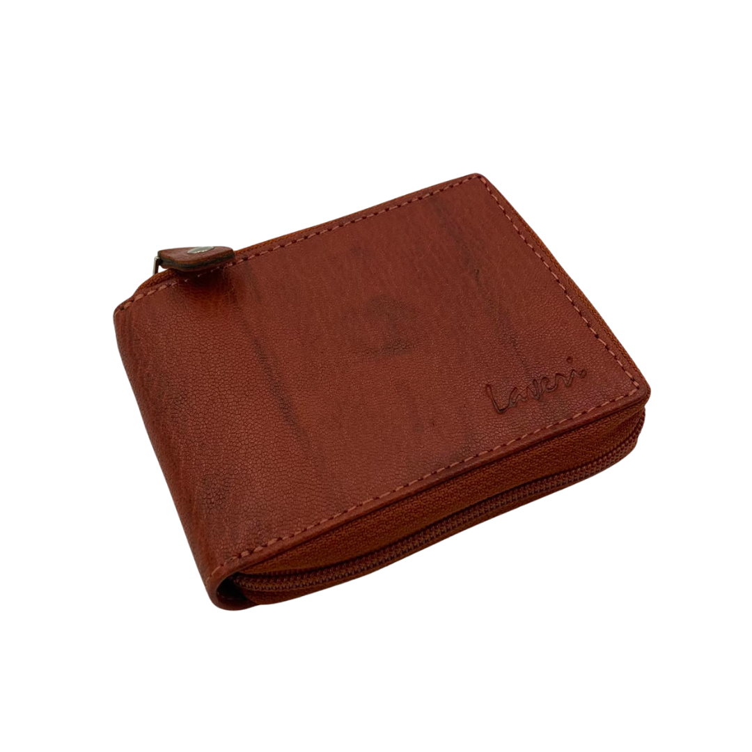 Fullzip leather mens Wallet #1426Z