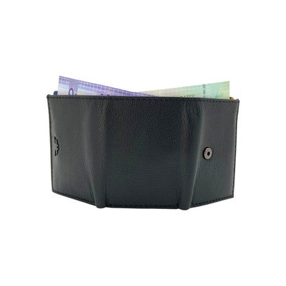 RFID Compact Trifold Cards & Cash Wallet #  1891 Button