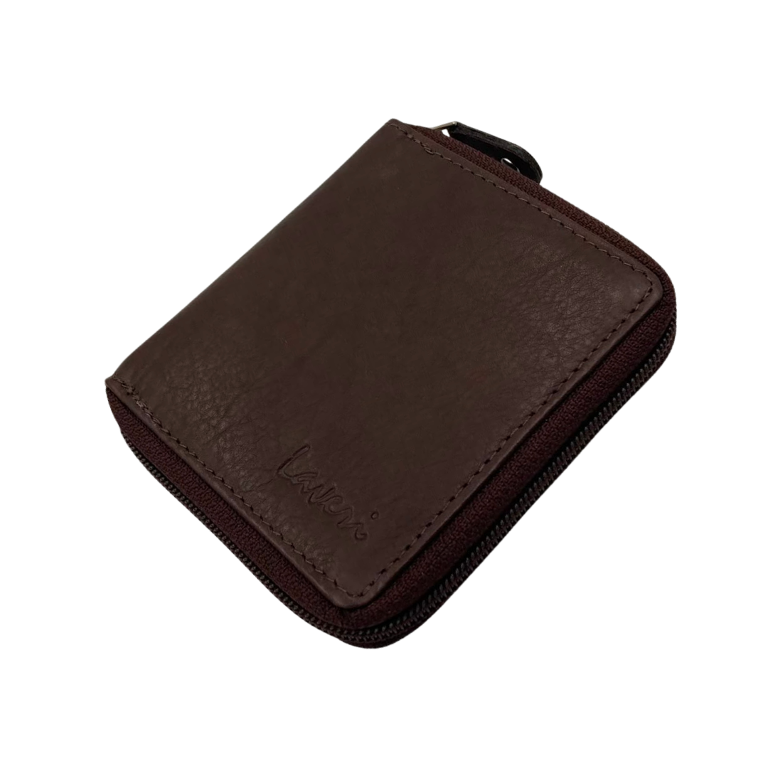 Fullzip leather mens Wallet #664CZ