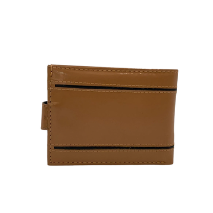 Classic Men's Waterproof Bifold Leather Wallet with Flip ID Window #1729 L (D.L.)