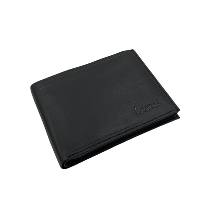 Mens Genuine Leather Mens wallet Leather Lined Bi fold Wallet For Men # 1013