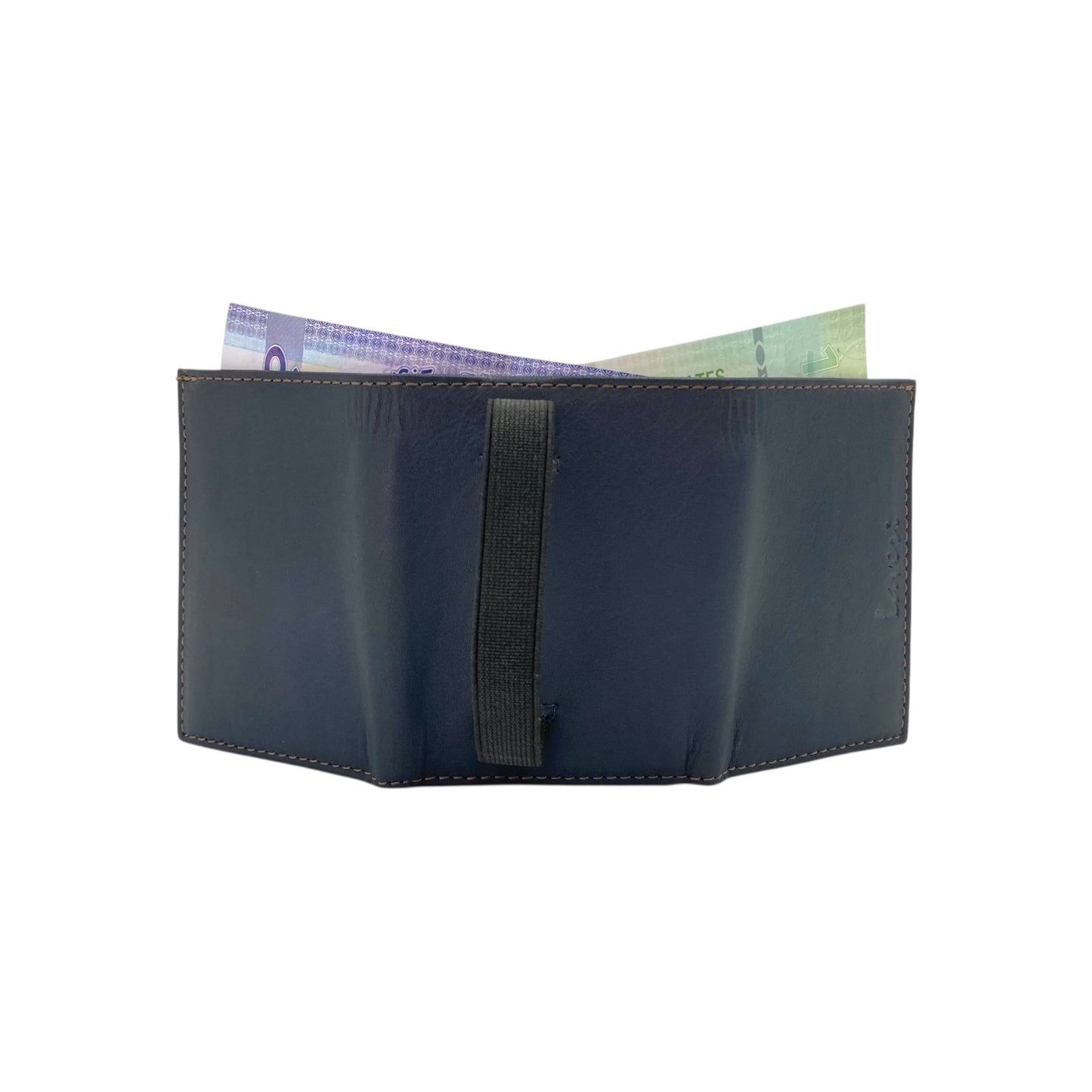 RFID Compact Trifold Cards & Cash Wallet #  1891 Elastic