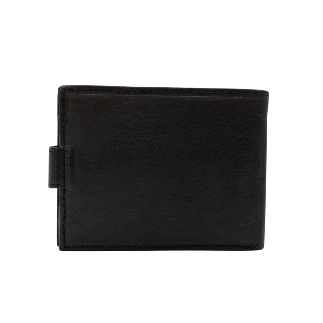 Mens Genuine Leather Mens wallet Leather Lined Bi fold Wallet For Men # 1981L