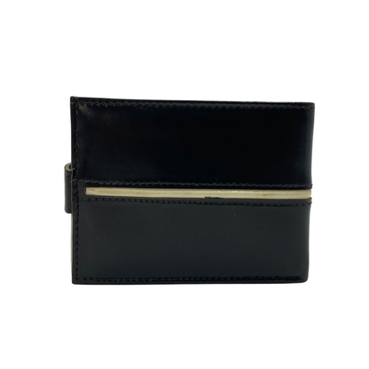 Classic Men's Waterproof Bifold Leather Wallet with Flip ID Window #1728L (C.L.)