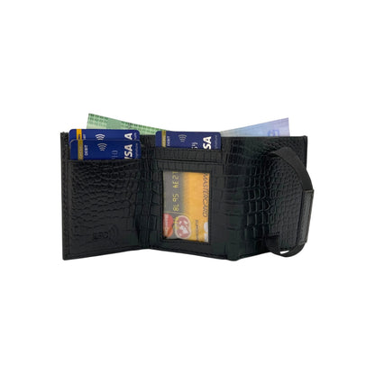 RFID Compact Z-Trifold Cards & Cash Wallet #  1891Z
