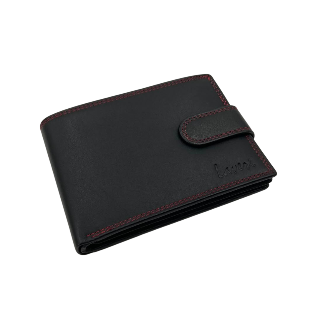 Antq, Smooth Leather Wallet With Inside Leather Lining  # 1510L