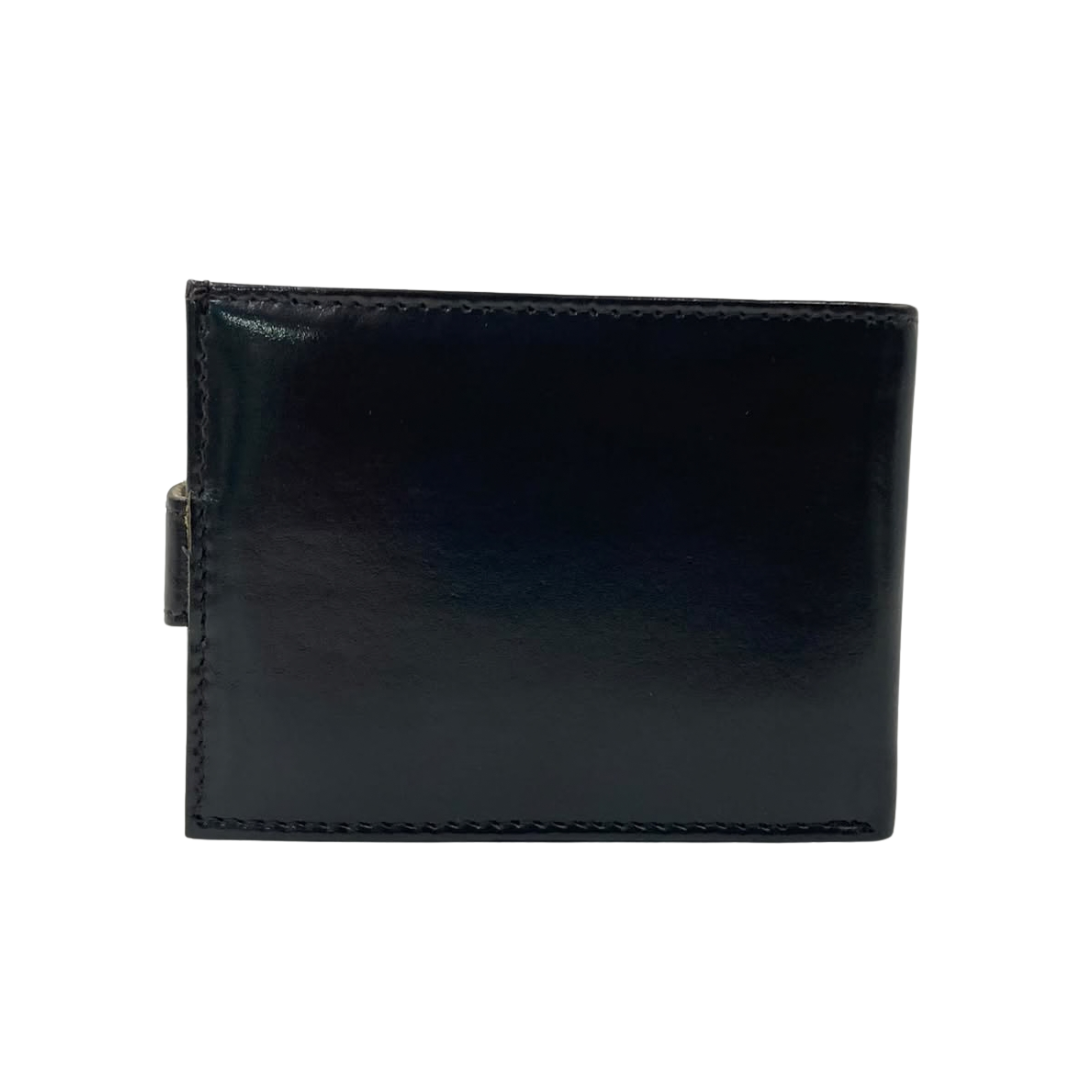 Classic Men's Waterproof Bifold Leather Wallet with Flip ID Window #1728L