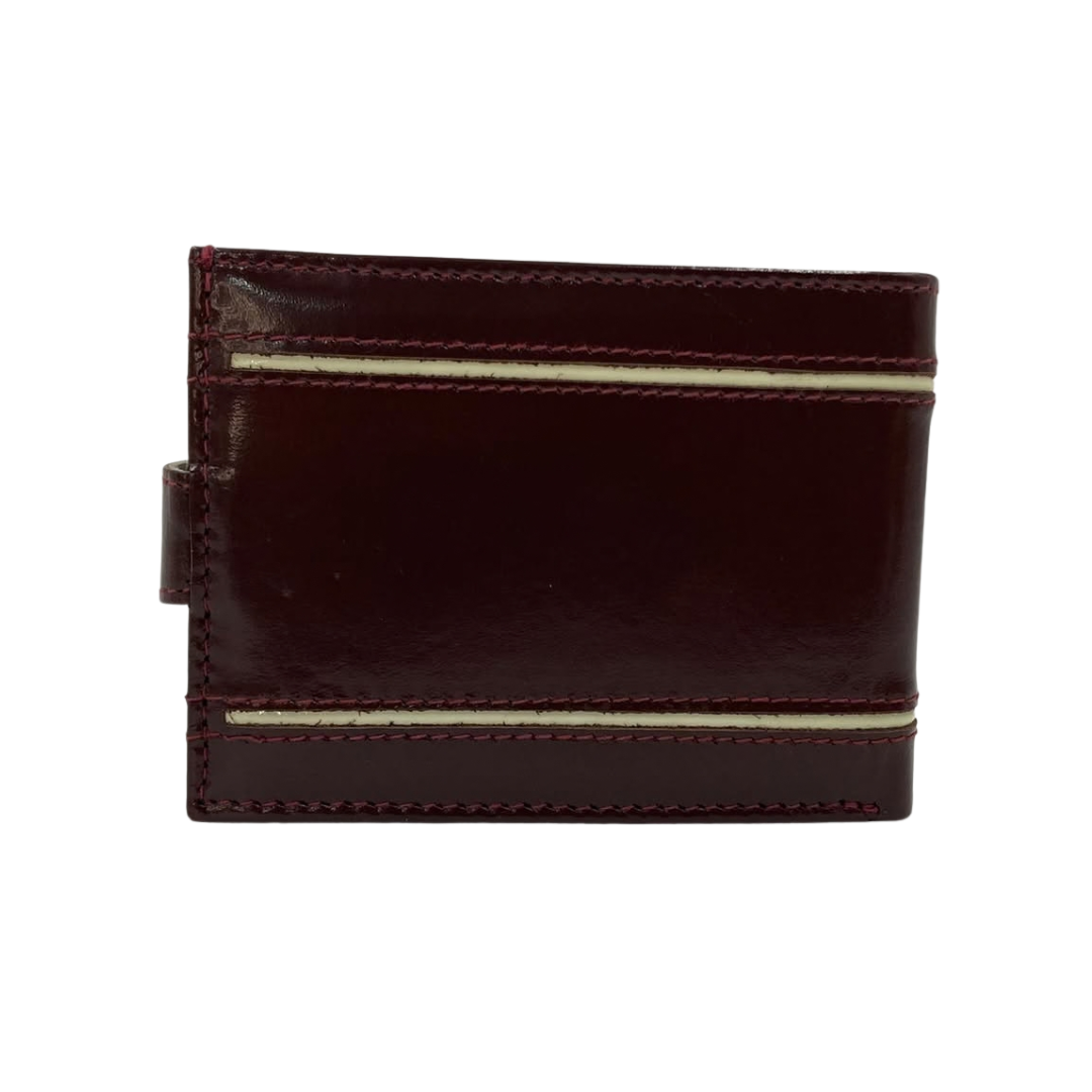 Classic Men's Waterproof Bifold Leather Wallet with Flip ID Window #1728L (D.L.)
