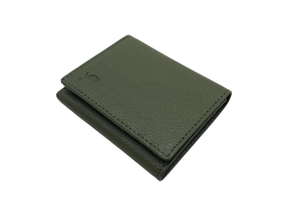 VacaPelle 8-10 Cards Trifold Genuine Leather Wallet # 4699