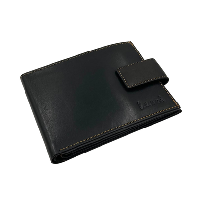 Antq, Smooth Leather Wallet With Inside Leather Lining # 1888L