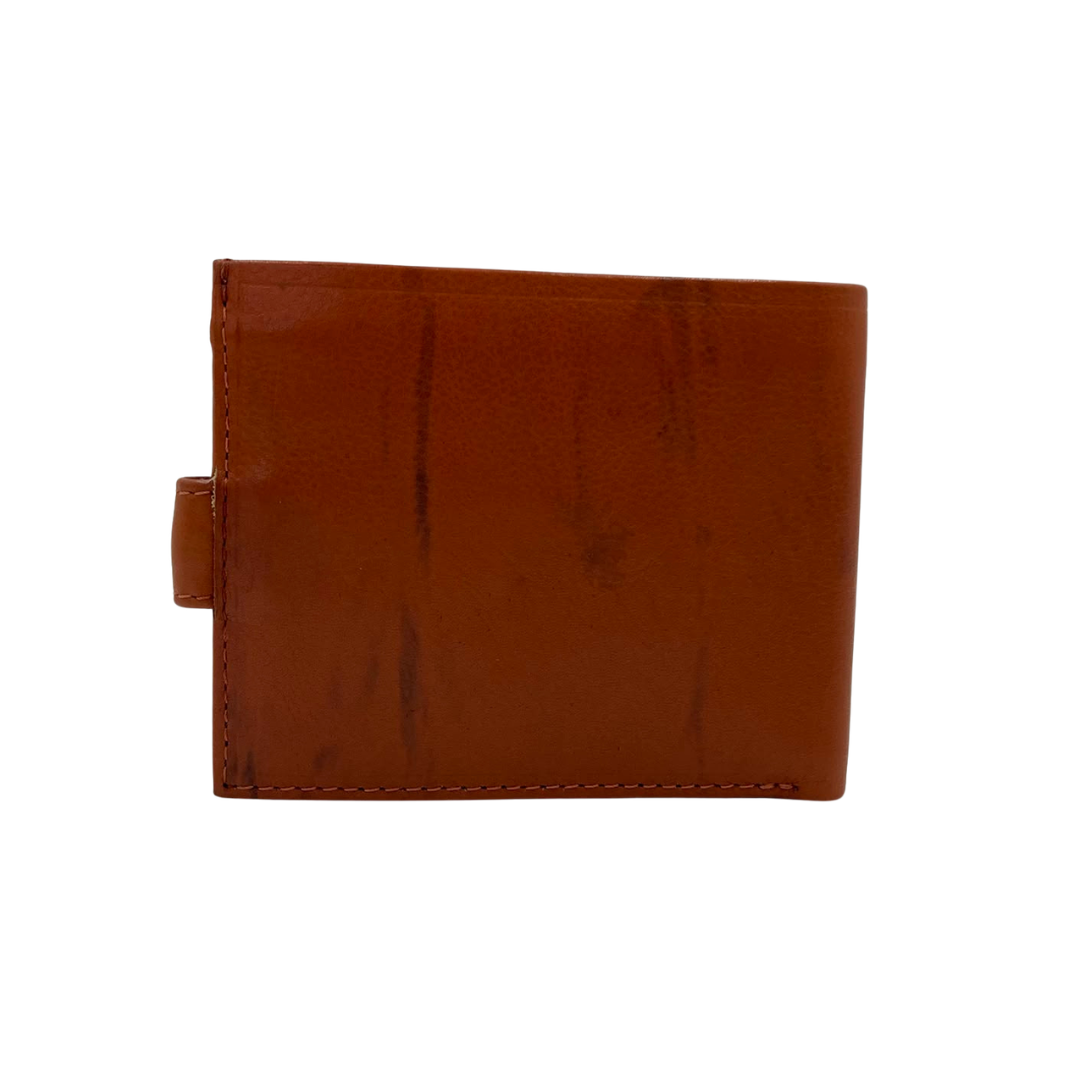 Mens Genuine Leather Mens wallet Leather Lined Bi fold Wallet For Men # 797FCL