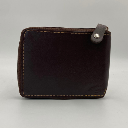 Fullzip leather mens Wallet #1541Z