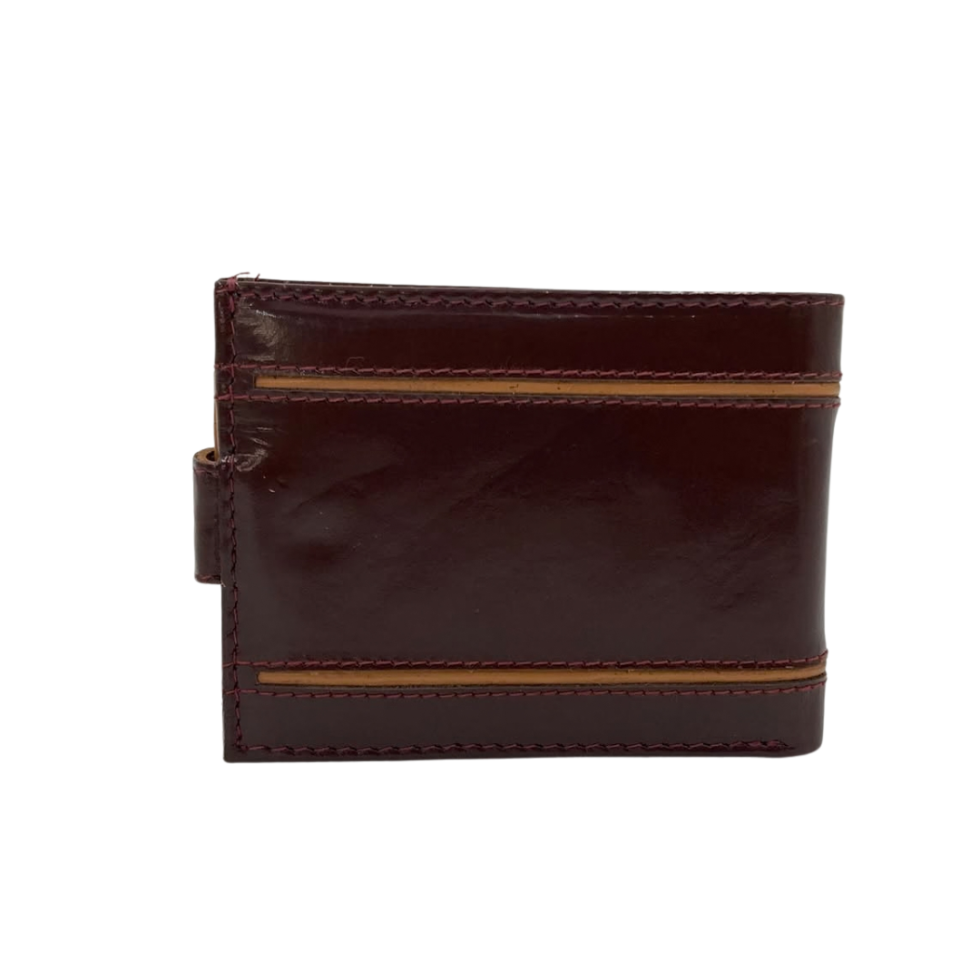 Classic Men's Waterproof Bifold Leather Wallet with Flip ID Window #1729 L (D.L.)