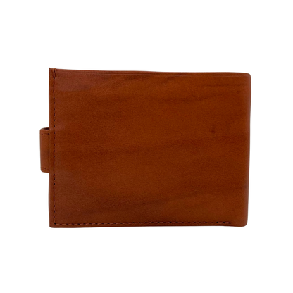 Mens Genuine Leather Mens wallet Leather Lined Bi fold Wallet For Men # 1326L
