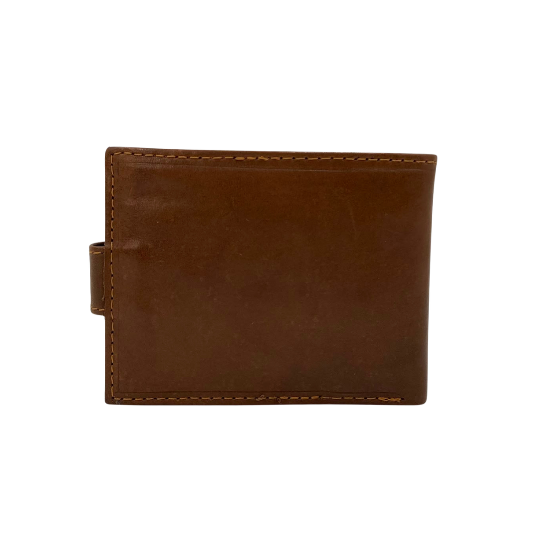 Antq, Smooth Leather Wallet With Inside Leather Lining # 1981CL