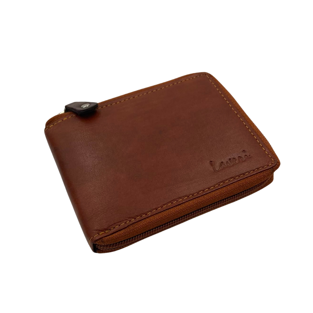 Fullzip leather mens Wallet #1013Z