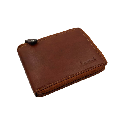 Fullzip leather mens Wallet #1013Z