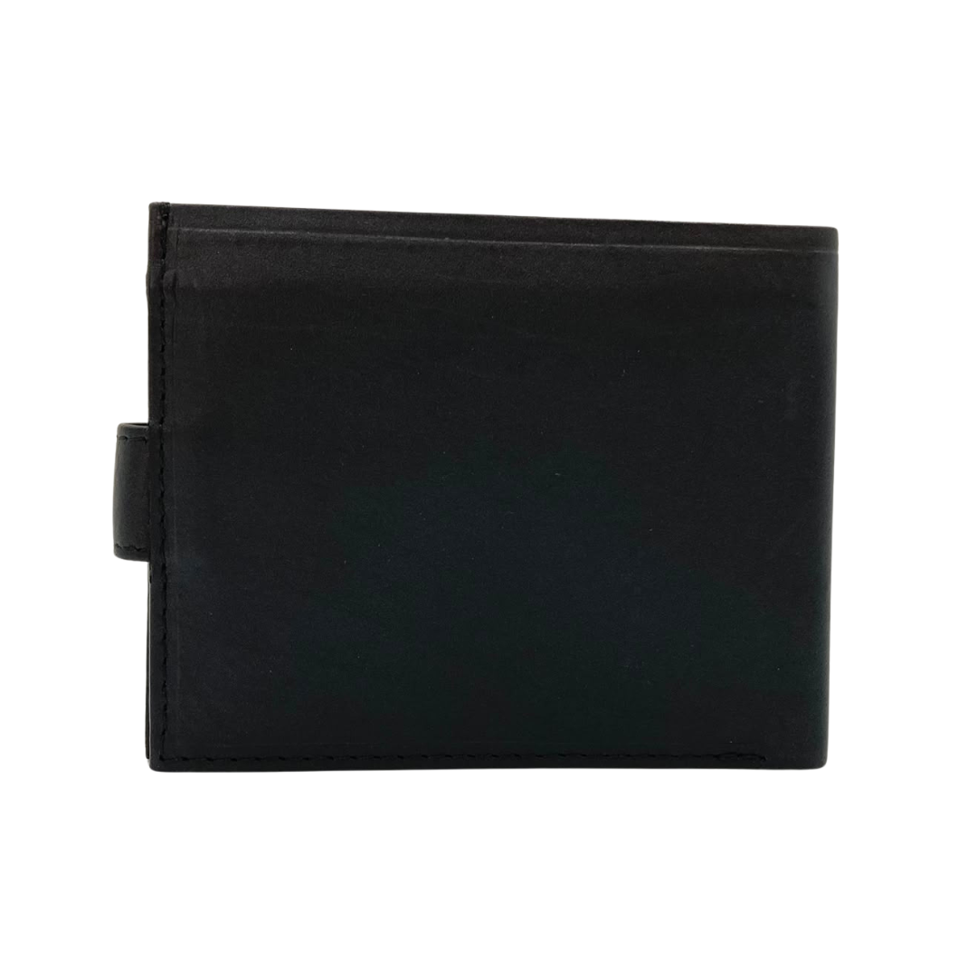 Mens Genuine Leather Mens wallet Leather Lined Bi fold Wallet For Men # 797FCL