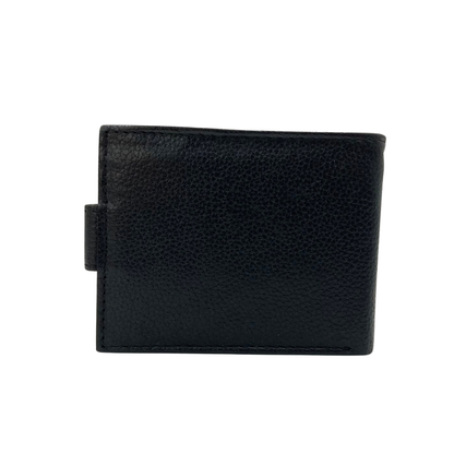Mens Genuine Leather Mens wallet Leather Lined Bi fold Wallet For Men # 1326L
