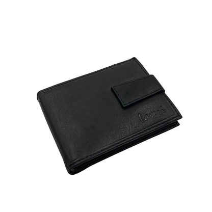 Mens Genuine Leather Mens wallet Leather Lined Bi fold Wallet For Men # 983AL