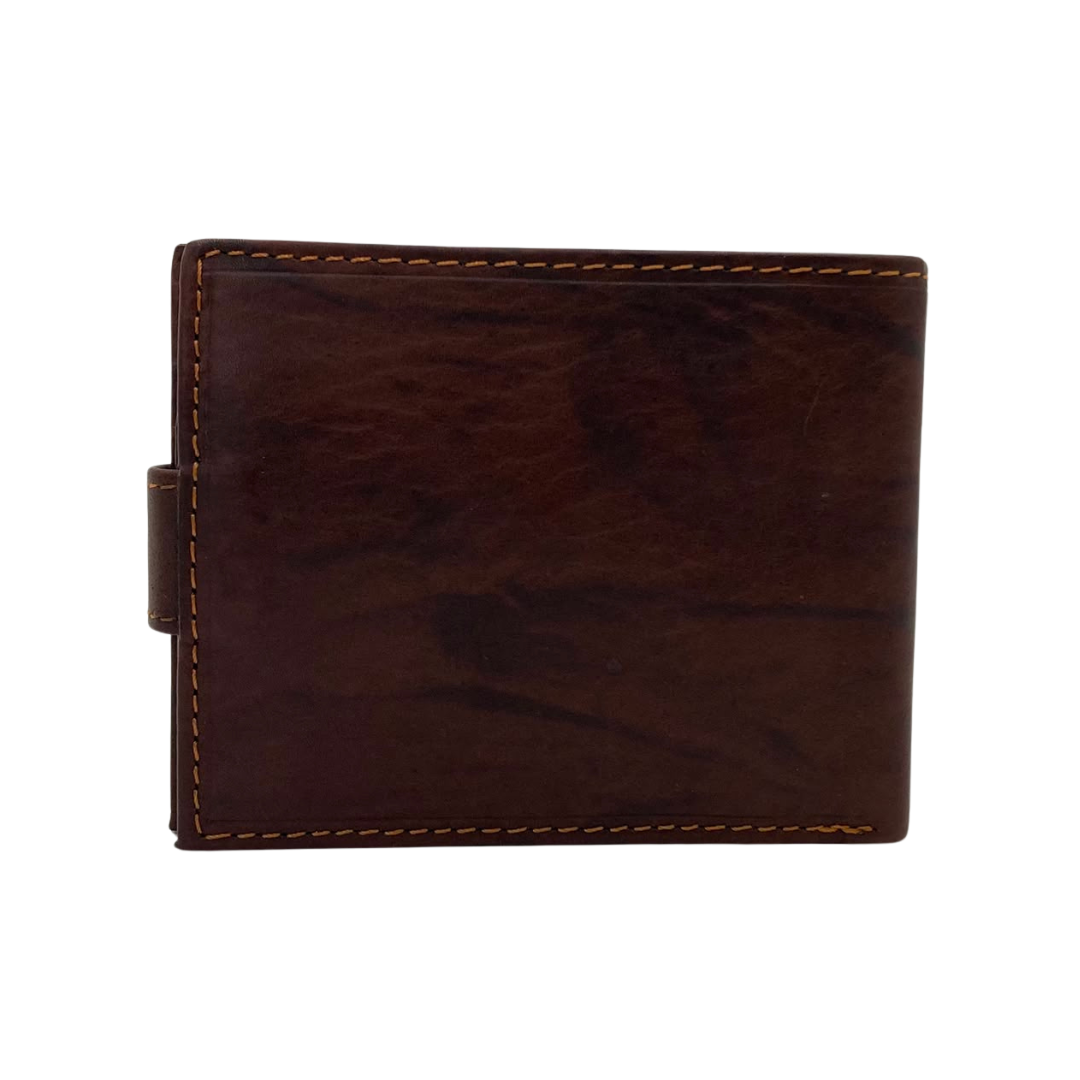 Antq, Smooth Leather Wallet With Inside Leather Lining # 1981CL