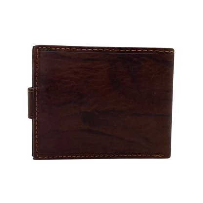 Antq, Smooth Leather Wallet With Inside Leather Lining # 1981CL