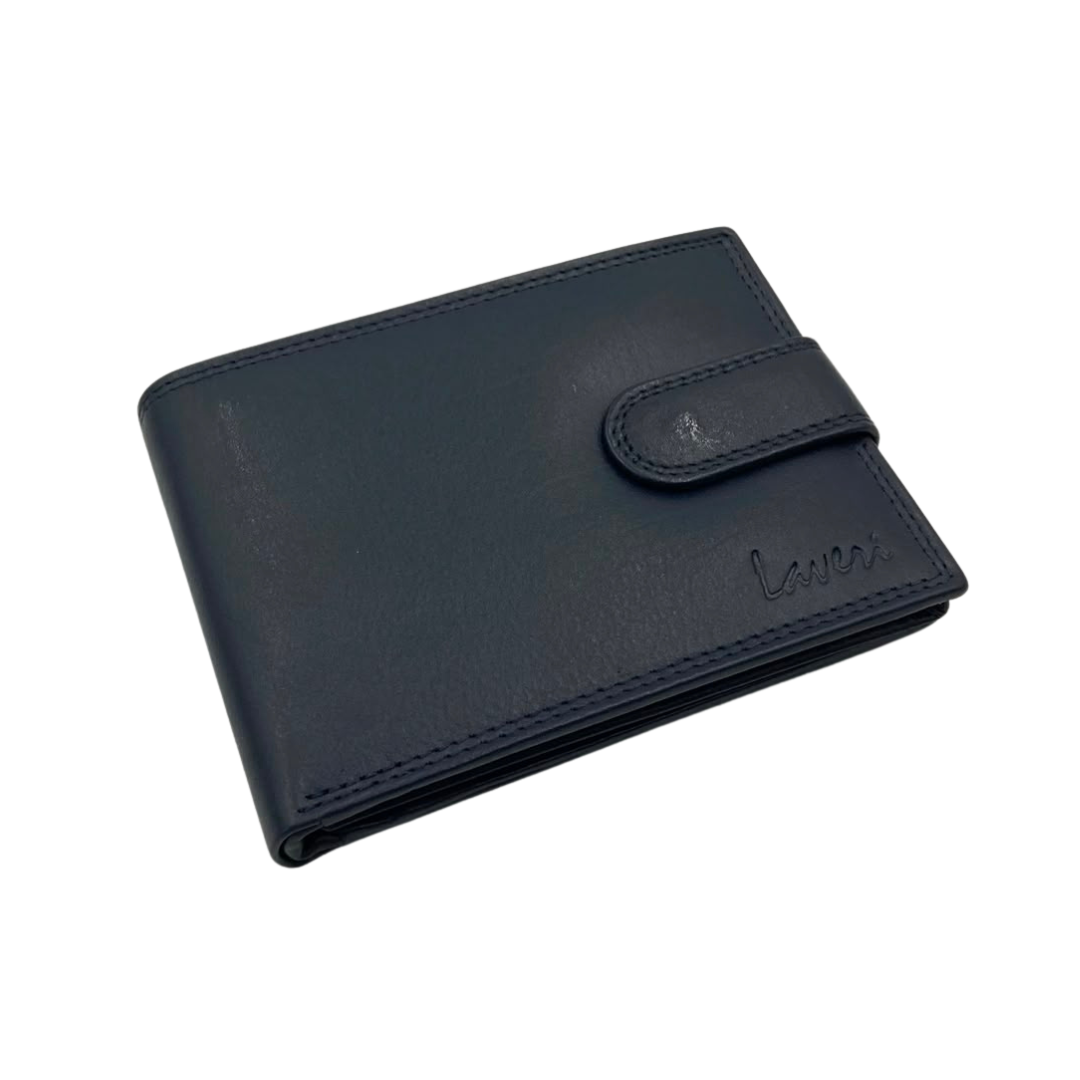 Antq, Smooth Leather Wallet With Inside Leather Lining  # 1510L