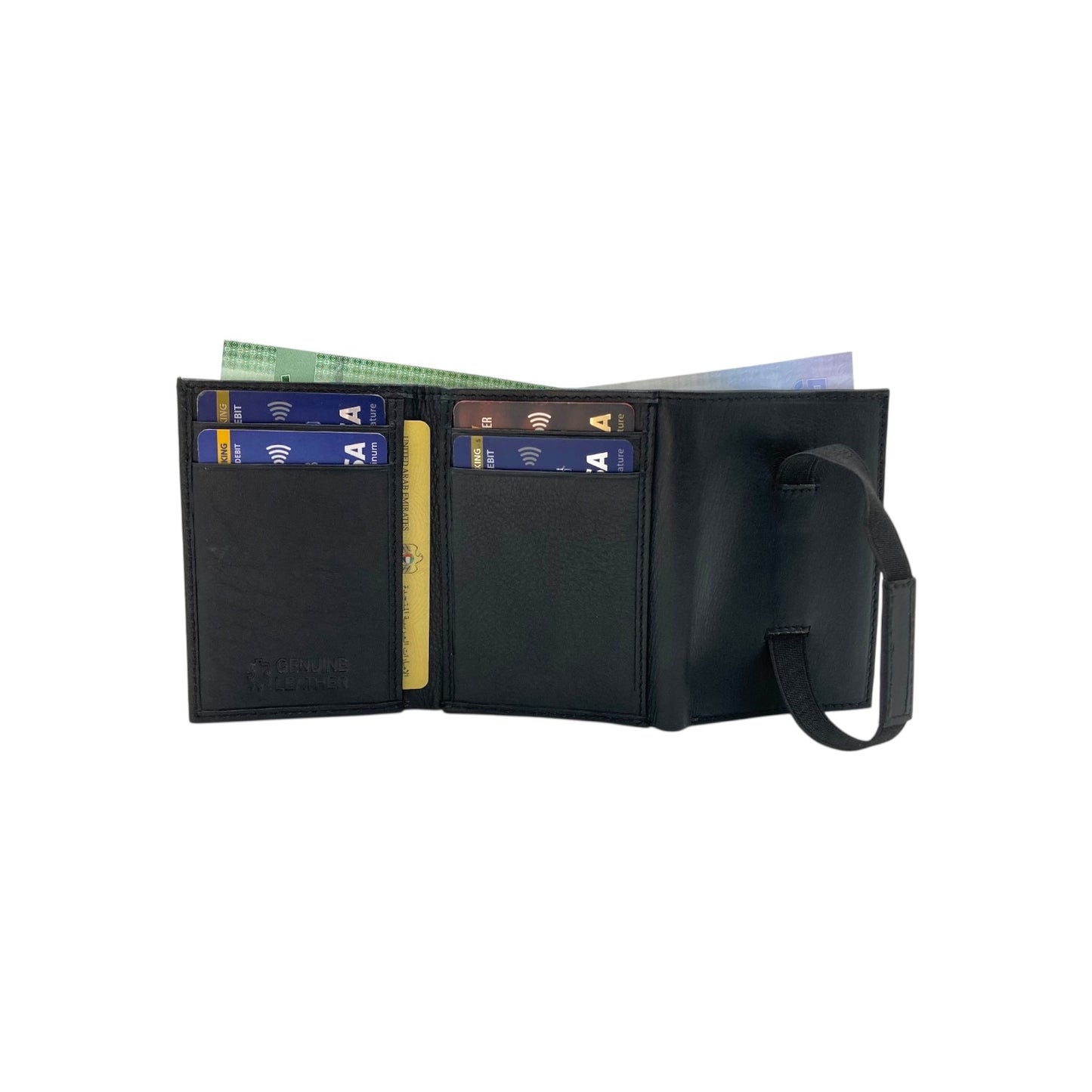 RFID Compact Z-Trifold Cards & Cash Wallet #  4202Z