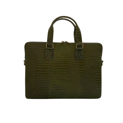 Expandable Leather Laptop Organiser Premium  # 2857S