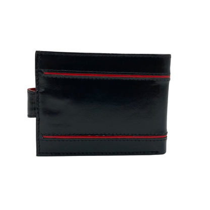 Classic Men's Waterproof Bifold Leather Wallet with Flip ID Window #1729 L (D.L.)