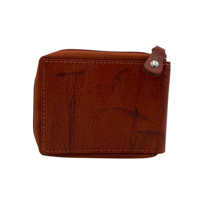 Fullzip leather mens Wallet #1074Z