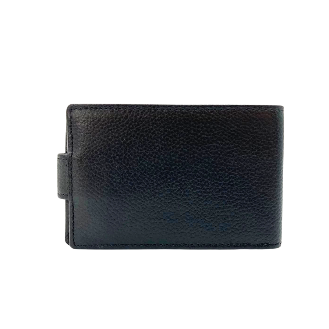 Pebble Texture 8 Card Billfold Wallet # 1020BL