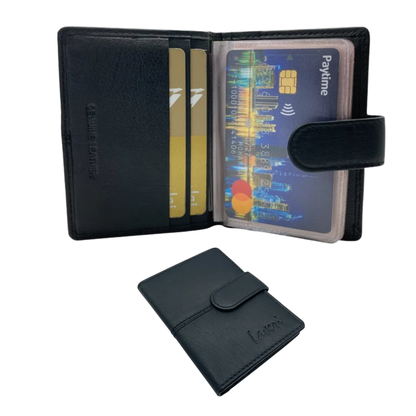 Card Case Small Size 16 Card Album Loop Lock # 1090B