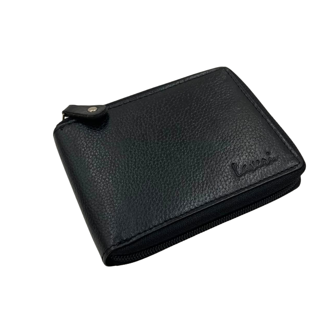 Fullzip leather mens Wallet #1013Z