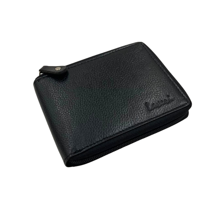 Fullzip leather mens Wallet #1013Z